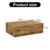 RISOKEYS Rustic Natural Coffee Table - Elegant MDF Wooden Cocktail Table, Stylish Design for Living Room, Home Office - 3 of 4