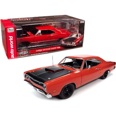 1969/5 Dodge Coronet Super Bee Hardtop R4 Red "Muscle Car & Corvette Nationals" (MCACN) 1/18 Diecast Model Car by Autoworld