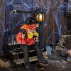 Vatos Halloween Screaming Animated Hanging Decoration, Orange, 9.1" x 4.2" x 11" - 2 of 4