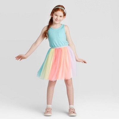 cat and jack rainbow dress