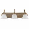 Livex Lighting Belmont 3 - Light Vanity in  Antique Brass - 4 of 4