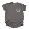 S.W.Smiley Embroidered Smiley Face Outline - Garment Dyed Tee - 3 of 3