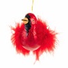 Italian Ornaments 2.5 Inch Ruby Red Bird Italian Glass Ornament Tree Ornaments - 4 of 4