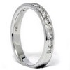Pompeii3 1/2ct 14K White Gold Diamond Wedding Guard Ring Band - 2 of 4