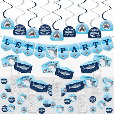 Big Dot Of Happiness Shark Zone - 4 Jawsome Shark Party Or Birthday Party  Games - 10 Cards Each - Gamerific Bundle : Target