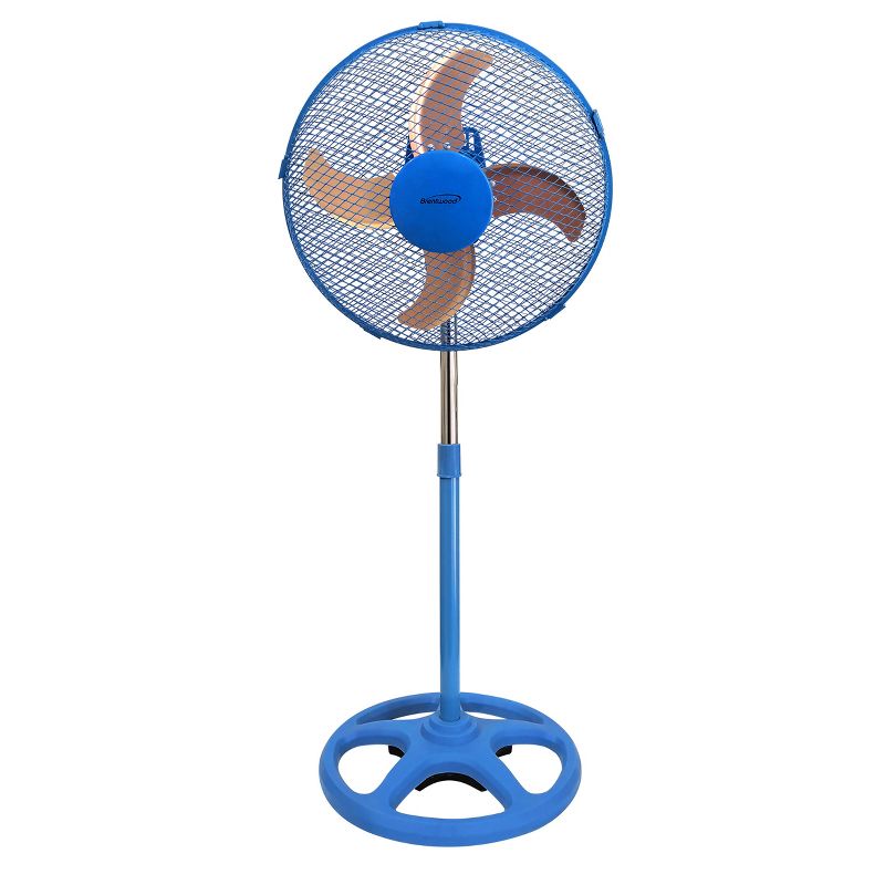 Brentwood 3 Speed 12in Oscillating Stand Fan, 1 of 8