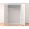 Home Mart Goods Light Blue Adjustable Spring Tension Curtain Rod Heavy Duty Anti-slip 41-76" Inches - 4 of 4