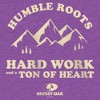 Girl's Mossy Oak Humble Roots Hard Work and a Ton of Heart T-Shirt - 2 of 4