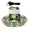 Doggie Design Twilight Black Hawaiian Hibiscus Dog Dress with Leash - 2 of 3