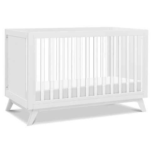 White and acrylic clearance crib