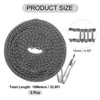 Unique Bargains Nylon Windproof Adjustable Widen Clothesline 3 Pcs - 2 of 4