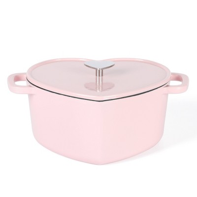 Pink heart hot 3QT dutch oven