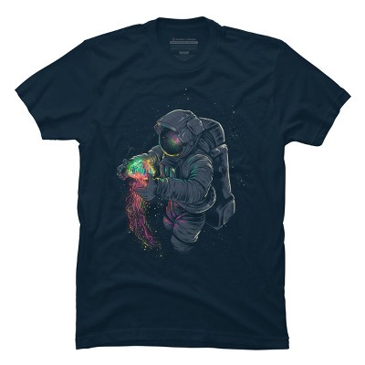 Men's Design By Humans JellySpace By angoes T-Shirt