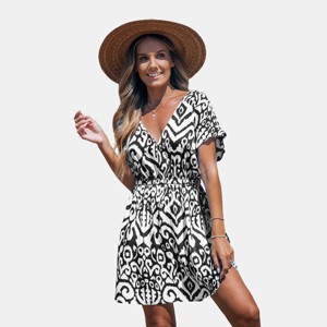 Women's Geo Print Cover-Up Dress -Cupshe - 1 of 4