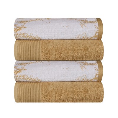 BHT Towels - 100% Cotton Thick & Large 600 GSM Hand Towel - Genuine  Ringspun, Luxury Hotel & Spa Quality (Set of 4 Hand Towels, Golden Yellow)  Set of 4 Hand Towels Yellow