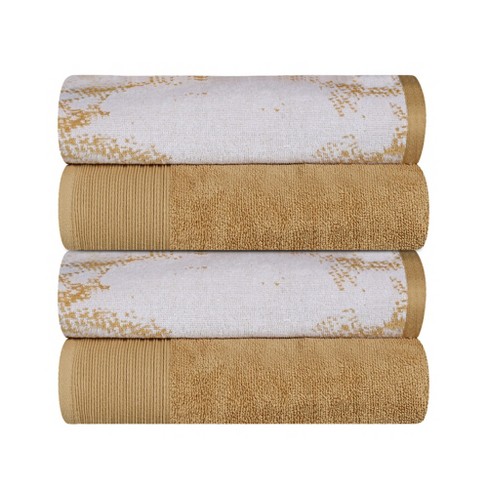 Bamboo Bath Towel, Set of Four, 30 inch x 54 inch, Ivory by Blue Nile Mills, Beige