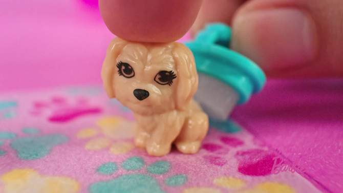 Barbie Doll Newborn Pups Playset, 2 of 12, play video