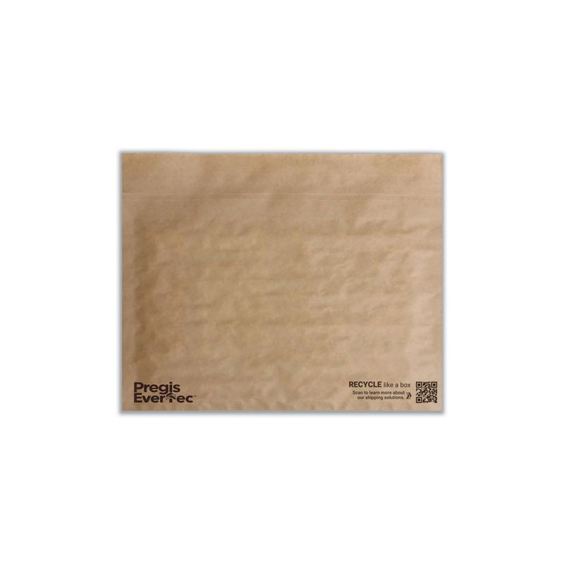Pregis EverTec Curbside Recyclable Padded Mailer, #4, Kraft Paper, Self-Adhesive Closure, 14 x 9, Brown, 150/Carton, 2 of 6