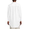 Lands' End Women's Linen Roll Sleeve Relaxed Tunic Top - 2 of 4
