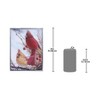 Design Toscano Windy Cardinal Birds Art Glass - 2 of 4
