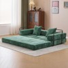 NicBex Convertible Folding Upholstered Floor Sofa Bed with Metal Stand,Oversized Futon Couch Sleeper Sofa for Living Room,Bedroom - 3 of 4