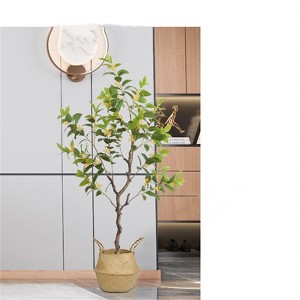Artificial Osmanthus Tree, Realistic Fake Osmanthus Flowers Tree with Adjustable Branches, Fake Plants Bonsai Tree Office Room - 1 of 4