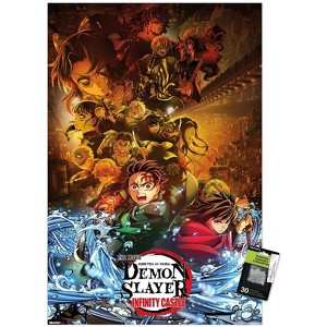 Trends International Demon Slayer: Infinity Castle (2025) - Group Key Art Unframed Wall Poster Prints - 1 of 4