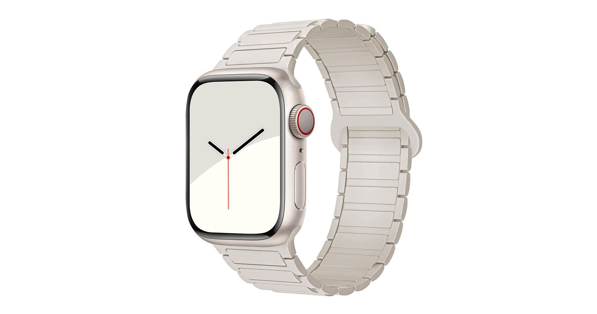 HTUTWOO Magnetic Silicone Compatible with Apple Watch Band Ultra 2 ＆Ultra 49mm 46mm 45mm 44mm 42mm 41mm 38mm for Women men