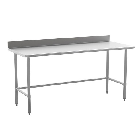 Flash Furniture Reese Commercial Grade 430 Stainless Steel 18 Gauge Nsf ...