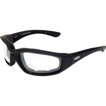 Global Vision Eyewear Apex Series Magnification Glasses with Matte Black  Frame and Smoke Safety Lenses 