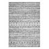 Living Room Vintage Rug, Washable Farmhouse Geometric Area Rug, Non-Slip Backing, Soft Foldable Accent Carpet for Bedroom - 3 of 4