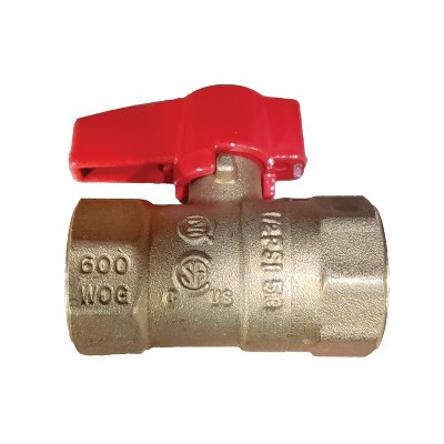 No Brand Gas Valve, 3/4 In. in Gold