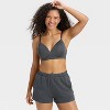 Women's French Terry Fleece Lounge Shorts - Wild Fable™ - 3 of 3