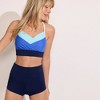 Lands' End Women's Tugless High Waisted Swim Boy Shorts - 4 of 4