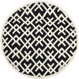 Dhurries DHU552 Hand Woven Flat Weave Indoor Rugs - Safavieh - 1 of 4