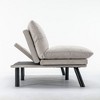 CAVINAS Convertible 2-Seater Sofa Bed, Modern sofa Bed with Adjustable Armrest and Backrest, for Small Apartment or Room - 3 of 4