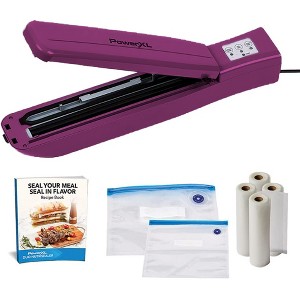 PowerXL Duo NutriSealer Food Vacuum Sealer Machine with Vacuum Seal Bags Refurbished - 1 of 4