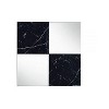 HomeRoots 32" Black And Gray Square Wood composite Framed Accent Mirror - 4 of 4