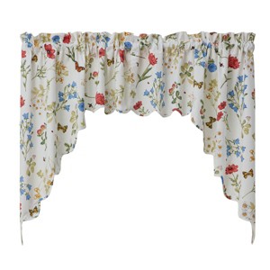 Park Designs Wildflower Scalloped Swag 36"L - 1 of 3