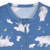 Gerber Baby and Toddler Boys' Buttery-Soft Snug Fit Footed Pajamas - Polar Night - 4T - 3 of 4