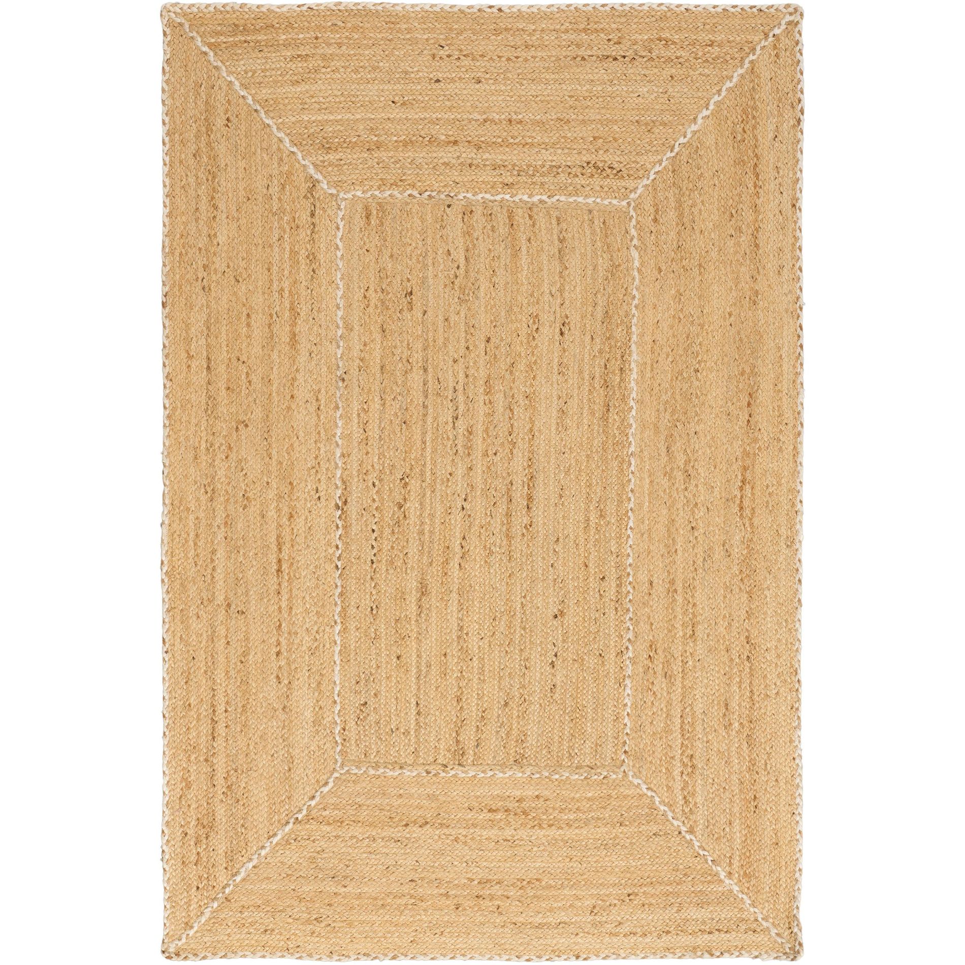 Nourison Terrazzo Jute 4' x 6' Natural Farmhouse Indoor Rug