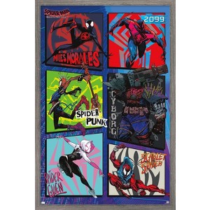 Trends International Marvel Spider-Man: Across The Spider-Verse - Group Framed Wall Poster Prints - 1 of 4