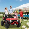 24V Ride on Toys for Big Kids,Ride on Truck with Remote Control,4WD Electric Car - 4 of 4