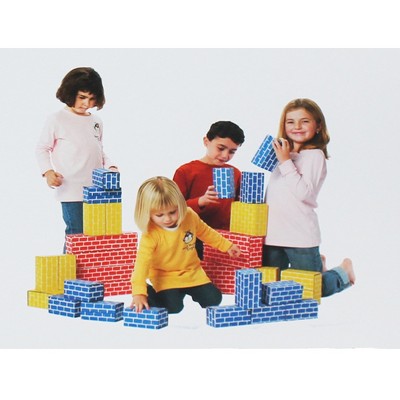 Smart Monkey Giant Corrugated Cardboard Building Blocks Set