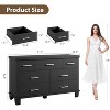 7-Drawer Dresser with Metal Handles, Modern Chest of Drawers for Bedroom, Living Room - 2 of 4