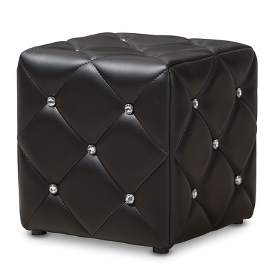 target faux leather ottoman