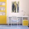 Converge Blue and Gold III by Jackie Hanson Unframed Wall Canvas - iCanvas - 2 of 3