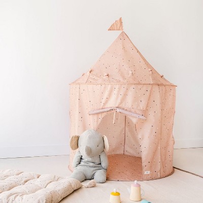 Terrazzo Clay Recycled Fabric Kids Play Tent Castle