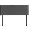 Camille Full Upholstered Fabric Headboard Gray - Modway - 4 of 4