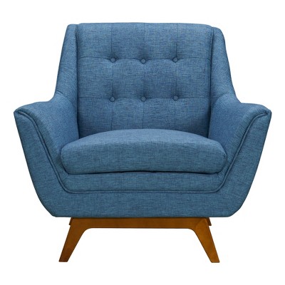 Janson Mid-Century Sofa Chair Blue - Armen Living
